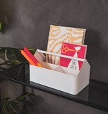 Opbergdoos - Organizer - Metaal - Zand - 30x17x17cm