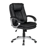 SalesFever Bureaustoel met armleuningen, zwart