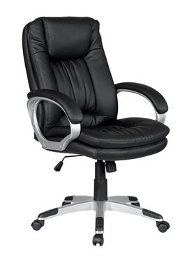 SalesFever Bureaustoel met armleuningen, zwart