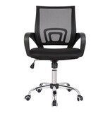 SalesFever Bureaustoel met mesh bekleding, zwart/grijs