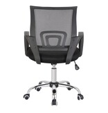 SalesFever Bureaustoel met mesh bekleding, zwart/grijs