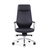 SalesFever Bureaustoel kunstleer look zwart