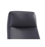 SalesFever Bureaustoel kunstleer look zwart