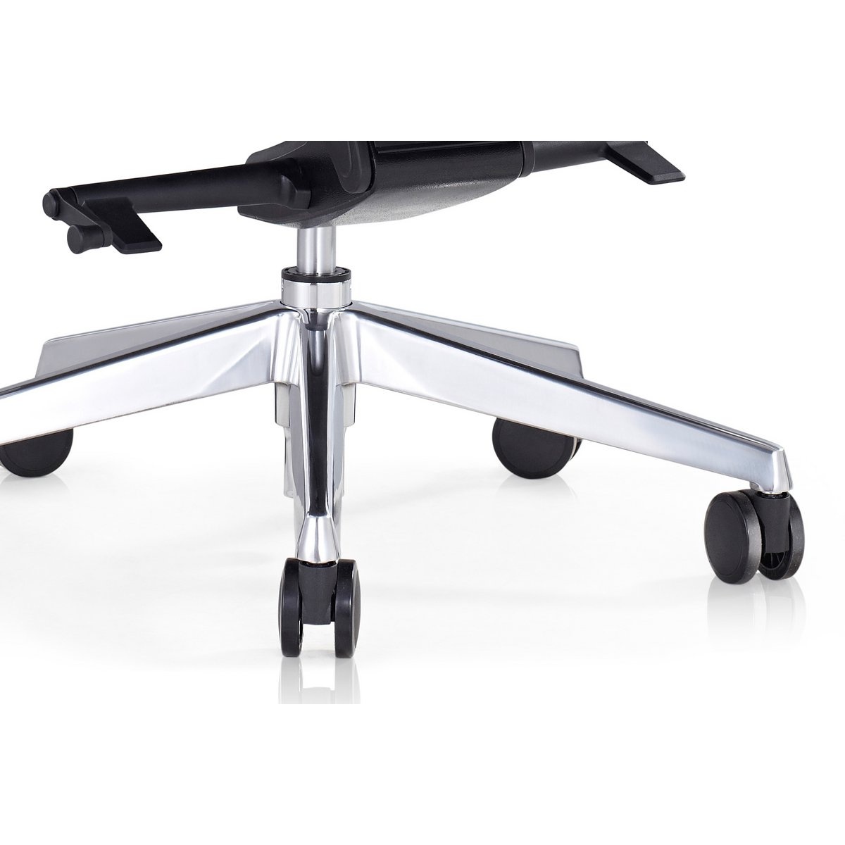 SalesFever Bureaustoel kunstleer look zwart