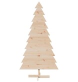 VidaXL Kerstdecoratie kerstboom 180 cm massief grenenhout