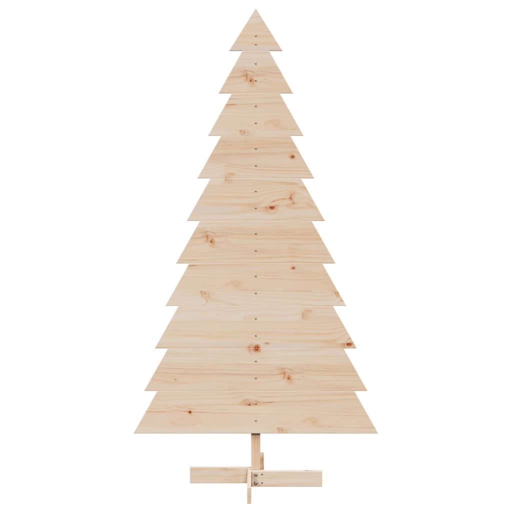 VidaXL Kerstdecoratie kerstboom 180 cm massief grenenhout