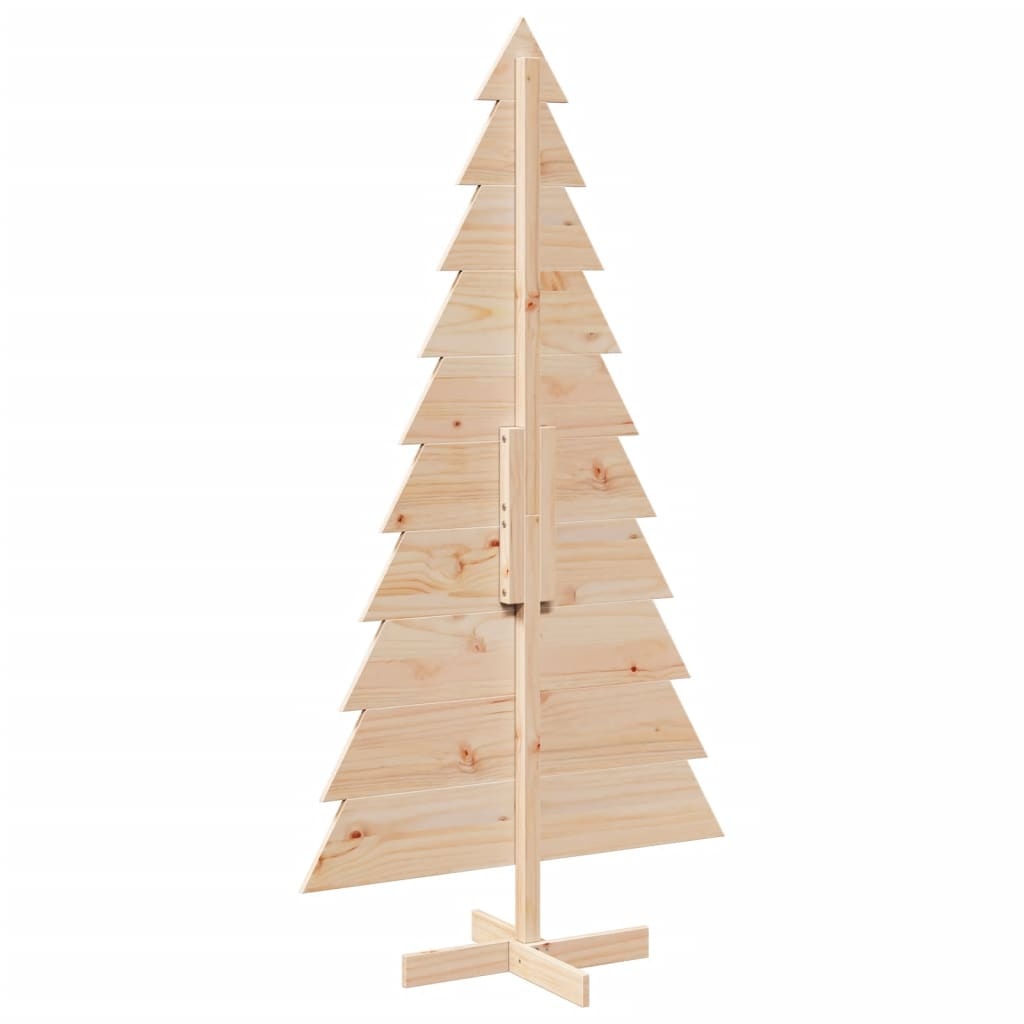 VidaXL Kerstdecoratie kerstboom 180 cm massief grenenhout