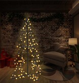 VidaXL Kegelkerstboom 160 LED's binnen en buiten 78x120 cm