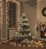 VidaXL Lichtsnoer met 600 LED's met 8 lichteffecten IP44 60 m warmwit