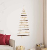 VidaXL Kerstboom met 30 LED Naturel 90 cm massief essenhout