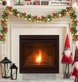 VidaXL Kerstbal Guirlande Multikleur 186 cm Polystyreen