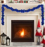 VidaXL Kerstbal Guirlande Blauw 186 cm Polystyreen