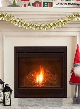 VidaXL Kerstbal Guirlande Goud 186 cm Polystyreen