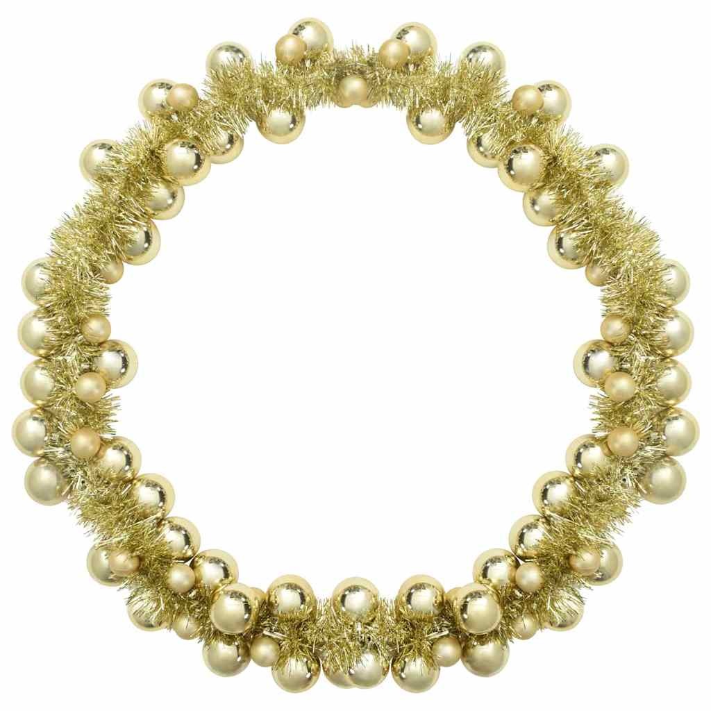 VidaXL Kerstbal Guirlande Goud 186 cm Polystyreen