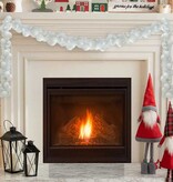 VidaXL Kerstbal Guirlande Wit 186 cm Polystyreen