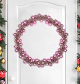 VidaXL Kerstbal Guirlande Roze 186 cm Polystyreen