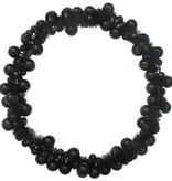 VidaXL Kerstbal Guirlande Zwart 186 cm Polystyreen