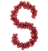 VidaXL Kerstbal Guirlande Rood 186 cm Polystyreen