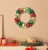 VidaXL Kerstbal Kransen 2 pcs Multikleur 33 x 33 x 7 cm Polystyreen