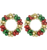 VidaXL Kerstbal Kransen 2 pcs Multikleur 33 x 33 x 7 cm Polystyreen