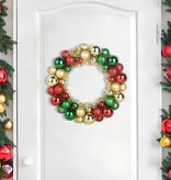 VidaXL Kerstbal Kransen 2 pcs Multikleur 33 x 33 x 7 cm Polystyreen