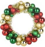 VidaXL Kerstbal Kransen 2 pcs Multikleur 33 x 33 x 7 cm Polystyreen