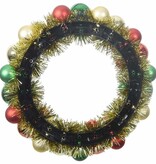 VidaXL Kerstbal Kransen 2 pcs Multikleur 33 x 33 x 7 cm Polystyreen