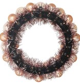 VidaXL Kerstbal Kransen 2 pcs Rose Gold 33 x 33 x 7 cm Polystyreen