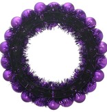 VidaXL Kerstbal Kransen 2 pcs Lila 33 x 33 x 7 cm Polystyreen