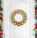 VidaXL Kerstbal Kransen 2 pcs Goud 33 x 33 x 7 cm Polystyreen