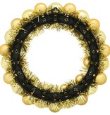 VidaXL Kerstbal Kransen 2 pcs Goud 33 x 33 x 7 cm Polystyreen