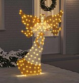 VidaXL Verlichte Hoek Warmwit 116 x 29 x 158.5 cm Polyester