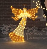 VidaXL Verlichte Hoek Warmwit 116 x 29 x 158.5 cm Polyester