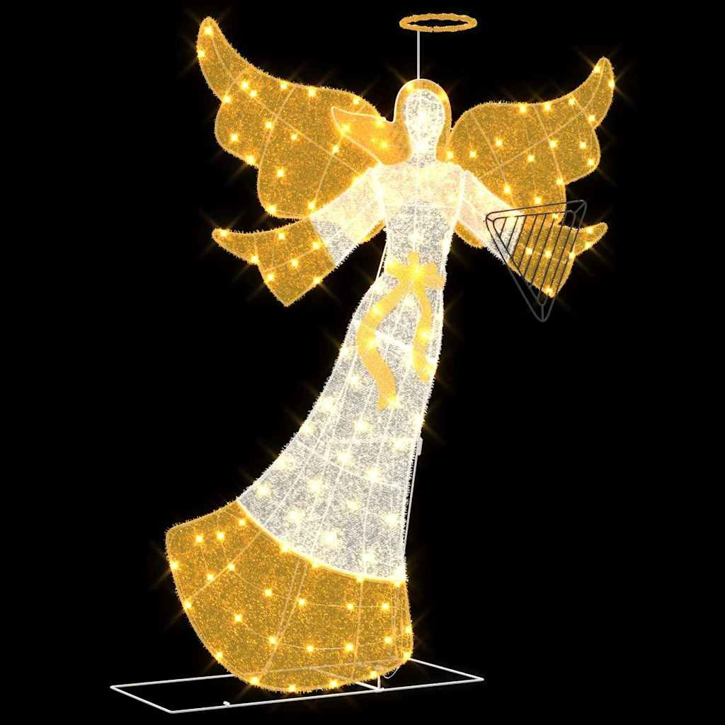 VidaXL Verlichte Hoek Warmwit 116 x 29 x 158.5 cm Polyester