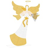 VidaXL Verlichte Hoek Warmwit 116 x 29 x 158.5 cm Polyester