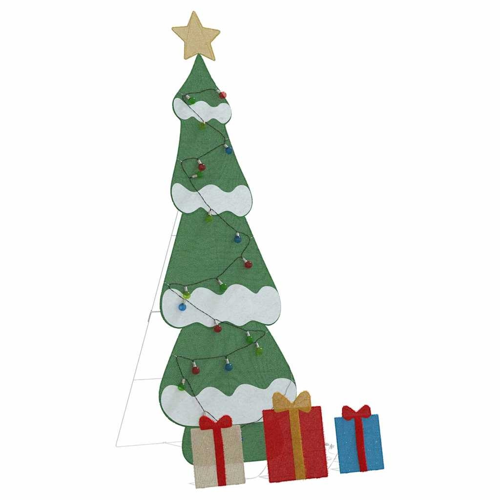 VidaXL Verlichte Kerstboom met 3 Cadeau Dozen 2D Warm Wit 180 cm