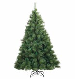 VidaXL Kunstmatige Inklapbare Kerstboom Groen 240 cm PVC, staal