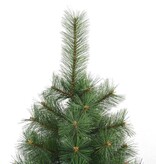 VidaXL Kunstmatige Inklapbare Kerstboom Groen 240 cm PVC, staal