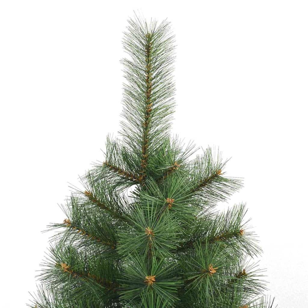 VidaXL Kunstmatige Inklapbare Kerstboom Groen 210 cm PVC, staal