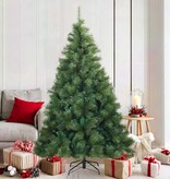 VidaXL Kunstmatige Inklapbare Kerstboom Groen 180 cm PVC, staal