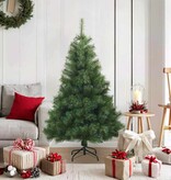 VidaXL Kunstmatige Inklapbare Kerstboom Groen 120 cm PVC, staal