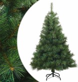VidaXL Kunstmatige Inklapbare Kerstboom Groen 120 cm PVC, staal