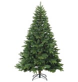 VidaXL Kunstmatige Inklapbare Kerstboom Groen 240 cm PVC, PE en staal