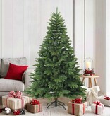 VidaXL Kunstmatige Inklapbare Kerstboom Groen 180 cm PVC, PE en staal