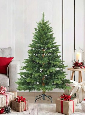 VidaXL Kunstmatige Inklapbare Kerstboom Groen 150 cm PVC, PE en staal