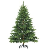 VidaXL Kunstmatige Inklapbare Kerstboom Groen 120 cm PVC, PE en staal