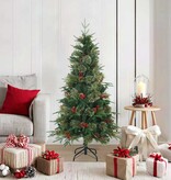 VidaXL Kunstmatige Inklapbare Kerstboom Groen 150 cm PVC, PE en Staal