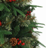 VidaXL Kunstmatige Inklapbare Kerstboom Groen 150 cm PVC, PE en Staal