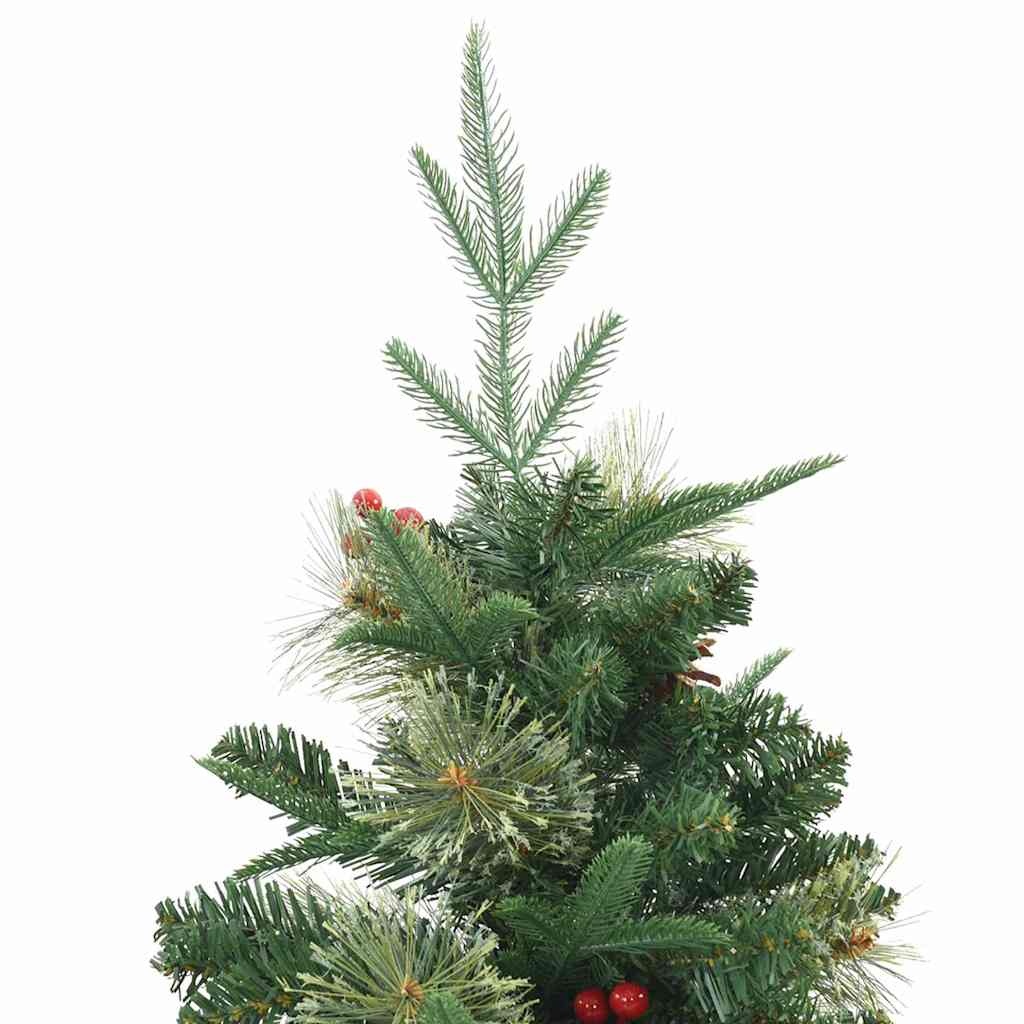 VidaXL Kunstmatige Inklapbare Kerstboom Groen 120 cm PVC, PE en Staal