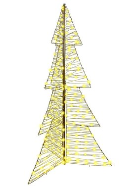 VidaXL Kerstboom met 240 LED Warmwit 180 cm Rattan